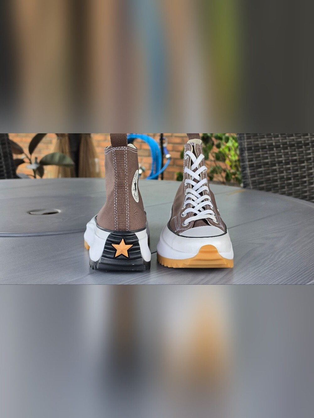 Converse Run Star Hike Platform High Top Sneakers W8 - Picture 10 of 14